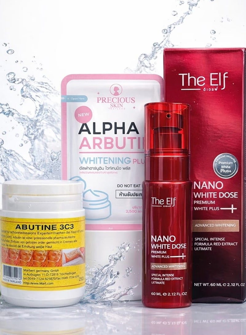 جرعة نانو وايت من إلف وأربوتين 3c3، ألفا أربوتين